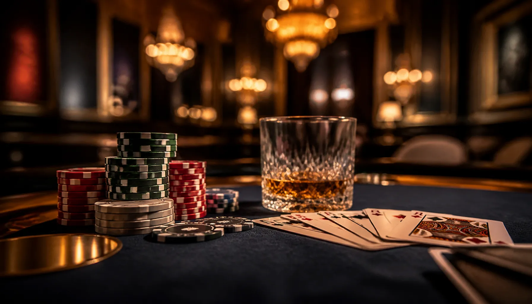 Cinematic photorealistic luxury treasure chest overflowing with gold coins on a dark velvet surface with warm dramatic lighti